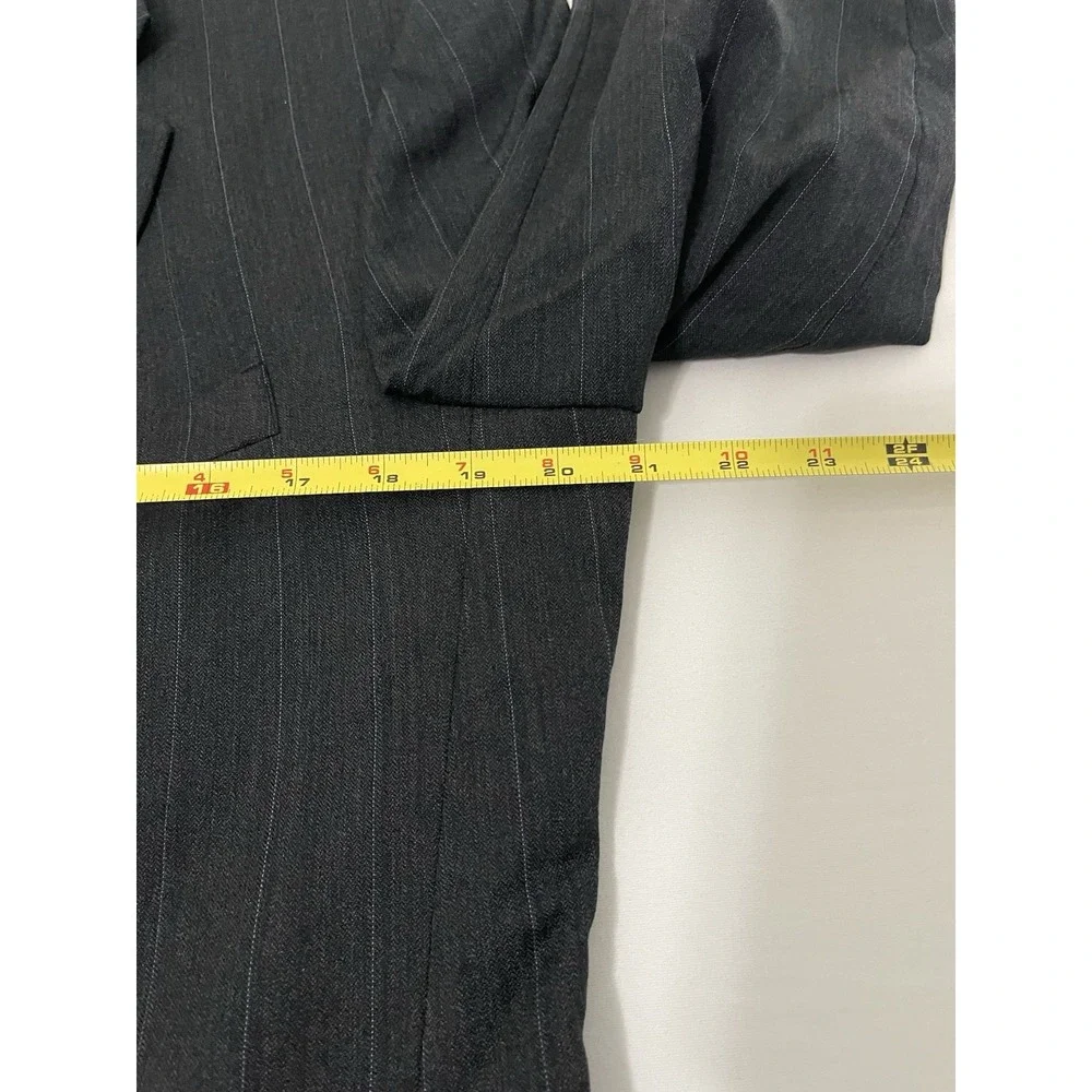 Vintage Ralph Lauren Polo University‎ Club Gray Wool 2 Button Blazer Men's 42R
